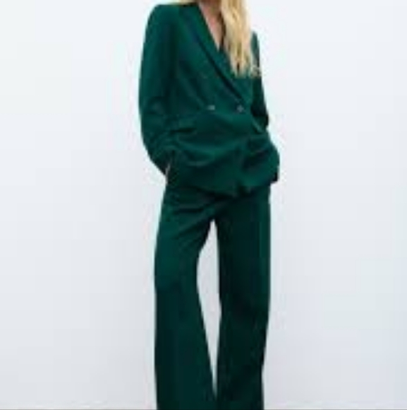 Zara Jackets & Blazers - Green blazer M